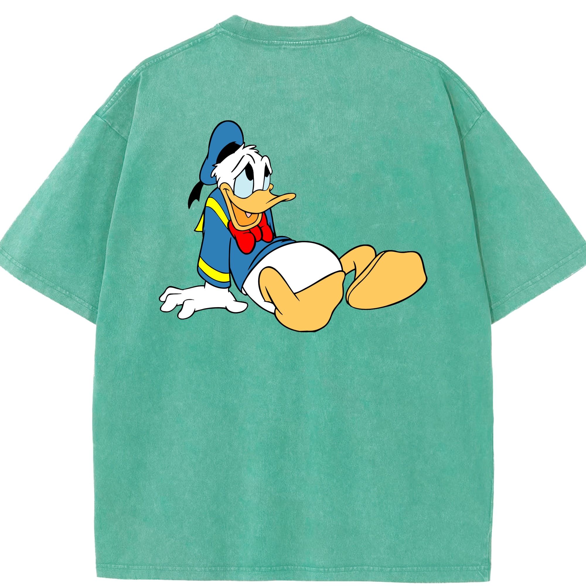 （画像用） ミッキーマウス Mickey Mouse 綿100% ヴィンテージ風 半袖Tシャツ（背面プリント）
